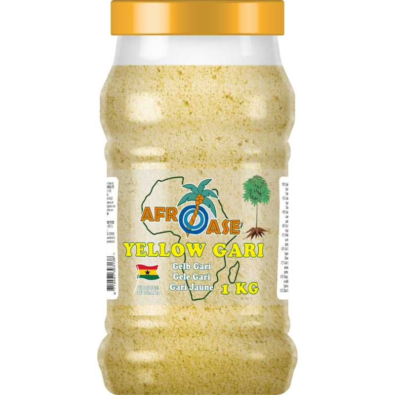 Afroase Gari Yellow (Jar) 1kg – Indira Indian Foods