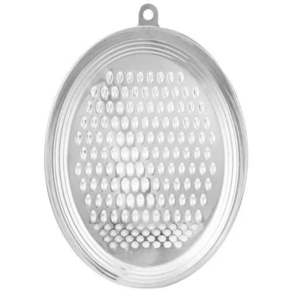 Stainless Steel Oval Khamni/ Grater plate 1PC