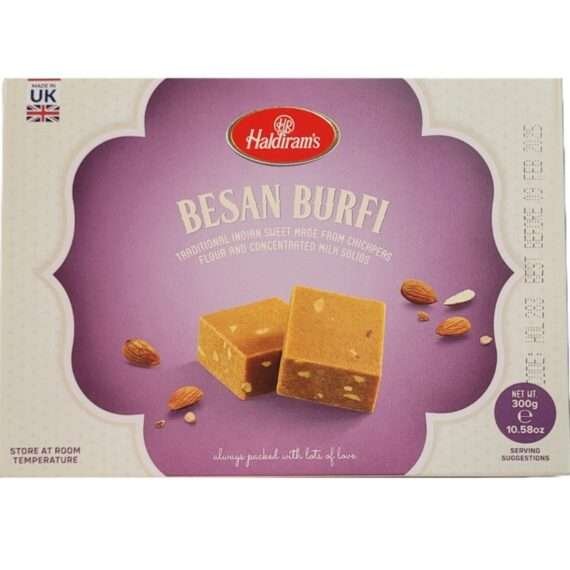 Haldirams Sweet-Besan Barfi 300gm ( Buy 1 Get 1 FREE)