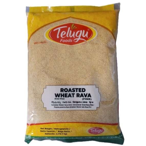 Telugu roasted wheat rava fine