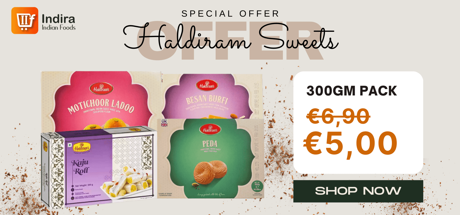 haldirams sweet offers